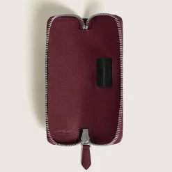 Astuccio con Cerniera per 1 Strumento da Scrittura in Pelle Sartorial