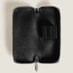 Astuccio per 2 Strumenti da Scrittura con Cerniera in Pelle Meisterstück