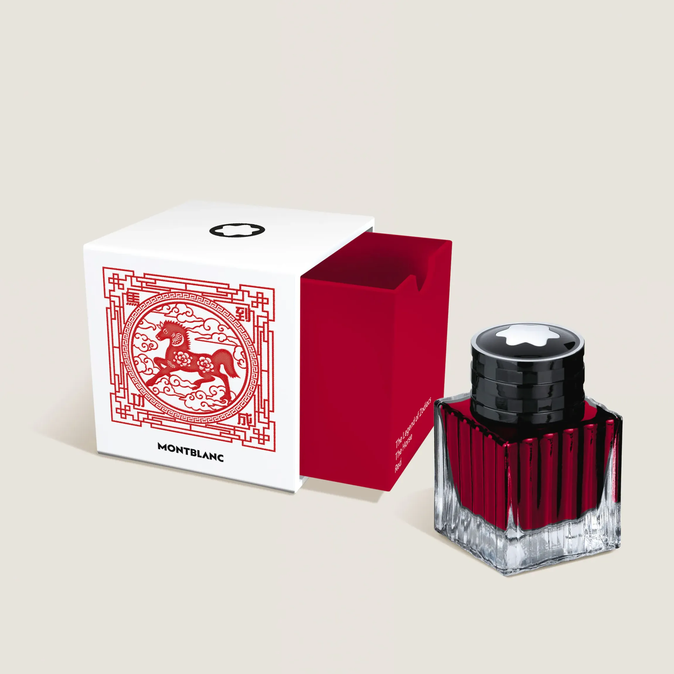 Boccetta d’Inchiostro, The Legend of Zodiacs The Horse, Rosso, 50 ml