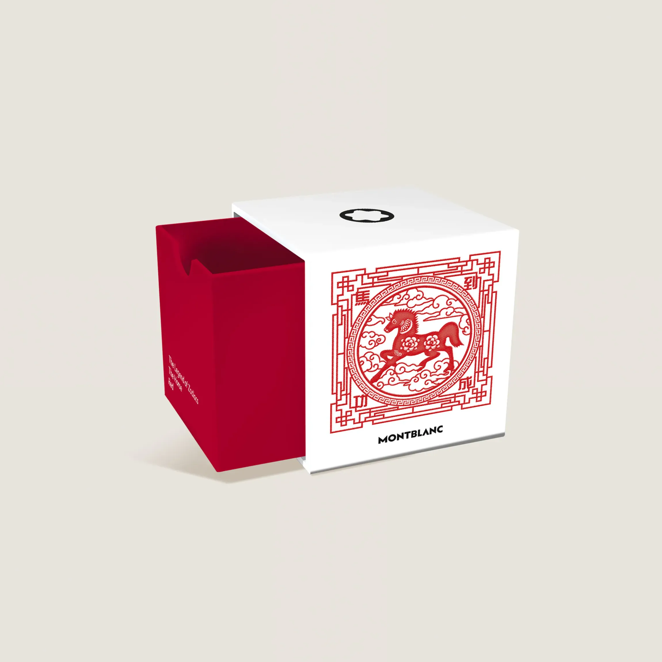 Boccetta d’Inchiostro, The Legend of Zodiacs The Horse, Rosso, 50 ml