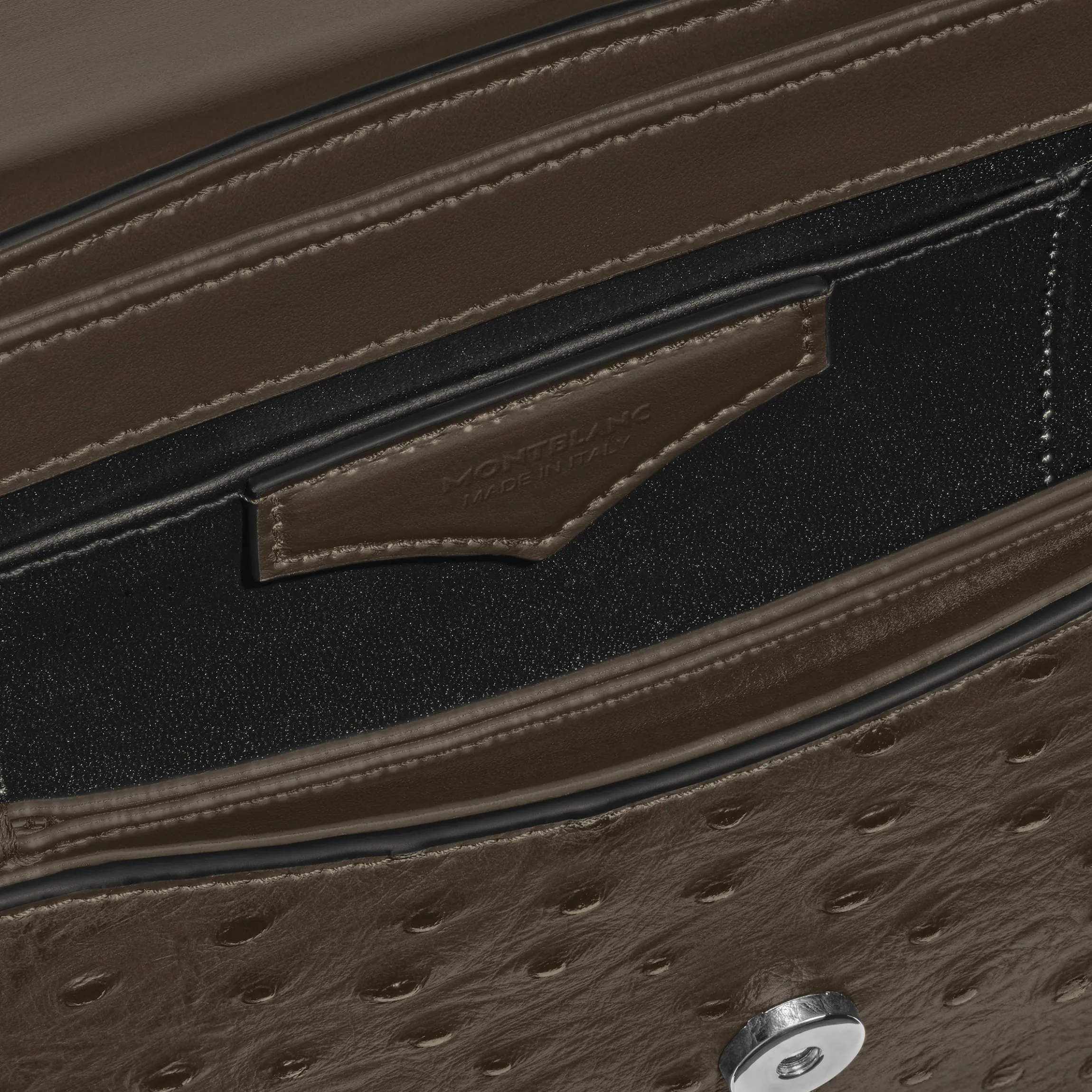 Borsa a Tracolla in Pelle Stampata Struzzo