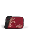 Borsa a Tracolla Mini Anno del Cavallo in Gabardine Ricamata