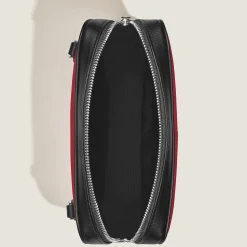 Borsa a Tracolla Mini Anno del Cavallo in Gabardine Ricamata