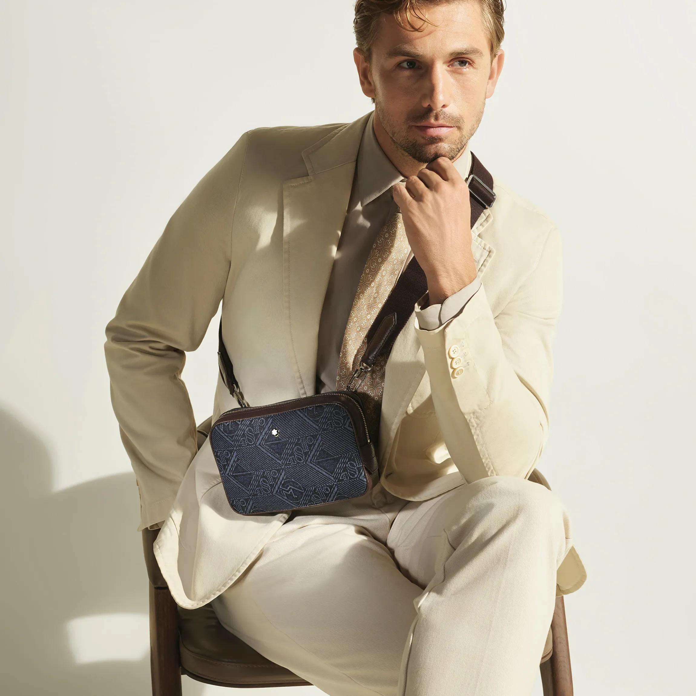 Borsa a Tracolla Mini in Denim 4810