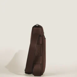 Borsa Messenger Verticale in Pelle Sartorial