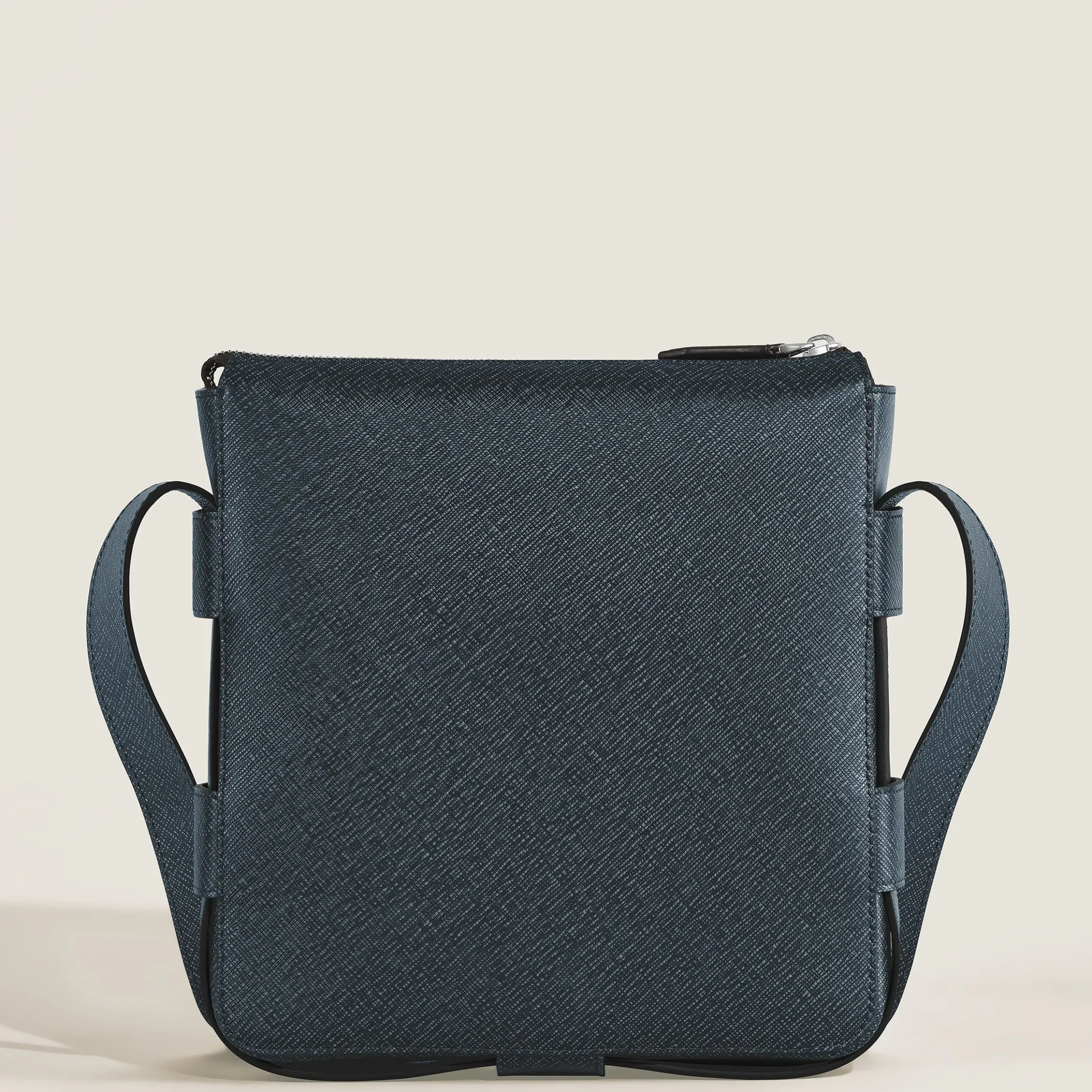 Borsa Messenger Verticale in Pelle Sartorial