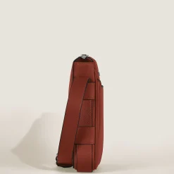 Borsa Messenger Verticale in Pelle Sartorial