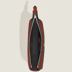 Borsa Messenger Verticale in Pelle Sartorial