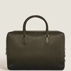 Borsa Weekender 45 in Pelle Corteccia Sfumato