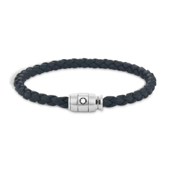 Bracciale Con Chiusura a 3 Anelli in Pelle Soft