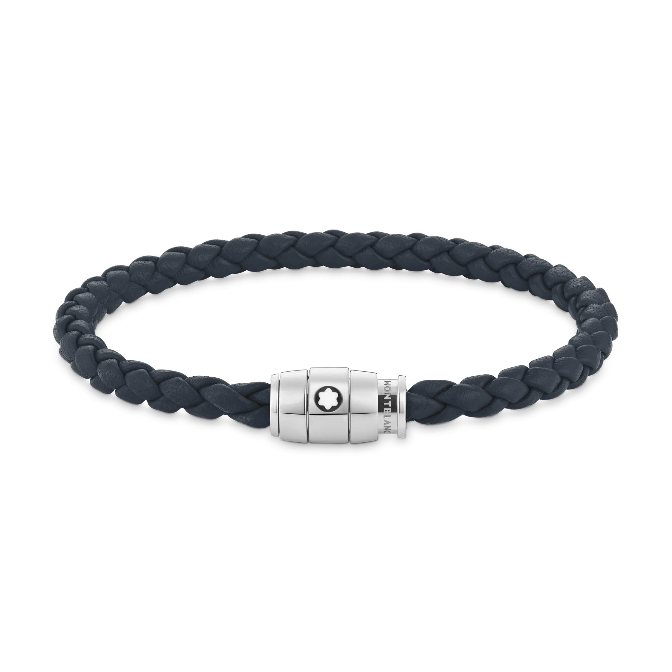 Bracciale Con Chiusura a 3 Anelli in Pelle Soft