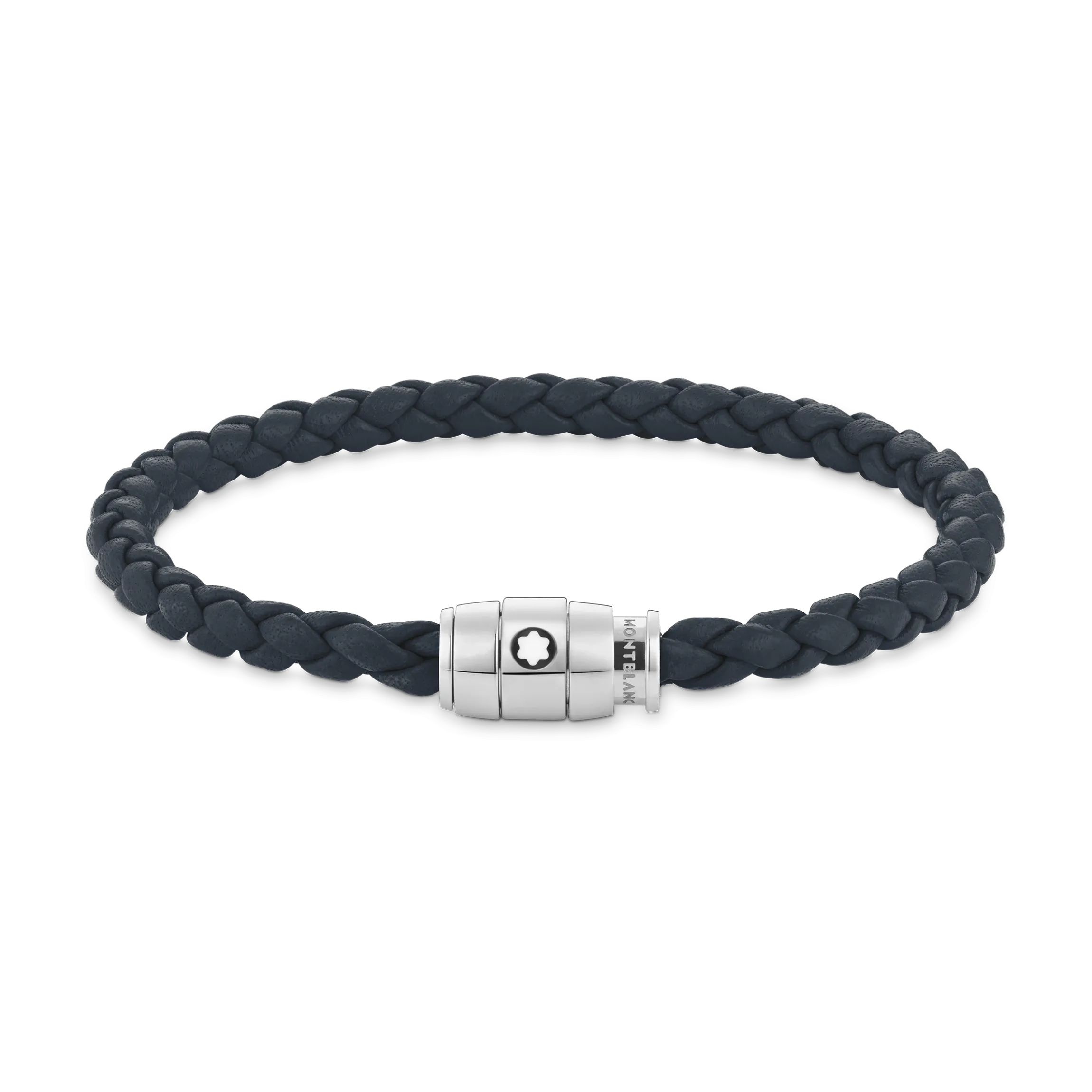 Bracciale Con Chiusura a 3 Anelli in Pelle Soft