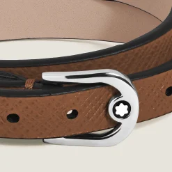 Bracciale Regolabile Horseshoe in Pelle Sartorial