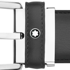 Cintura Horseshoe 35 mm in Pelle