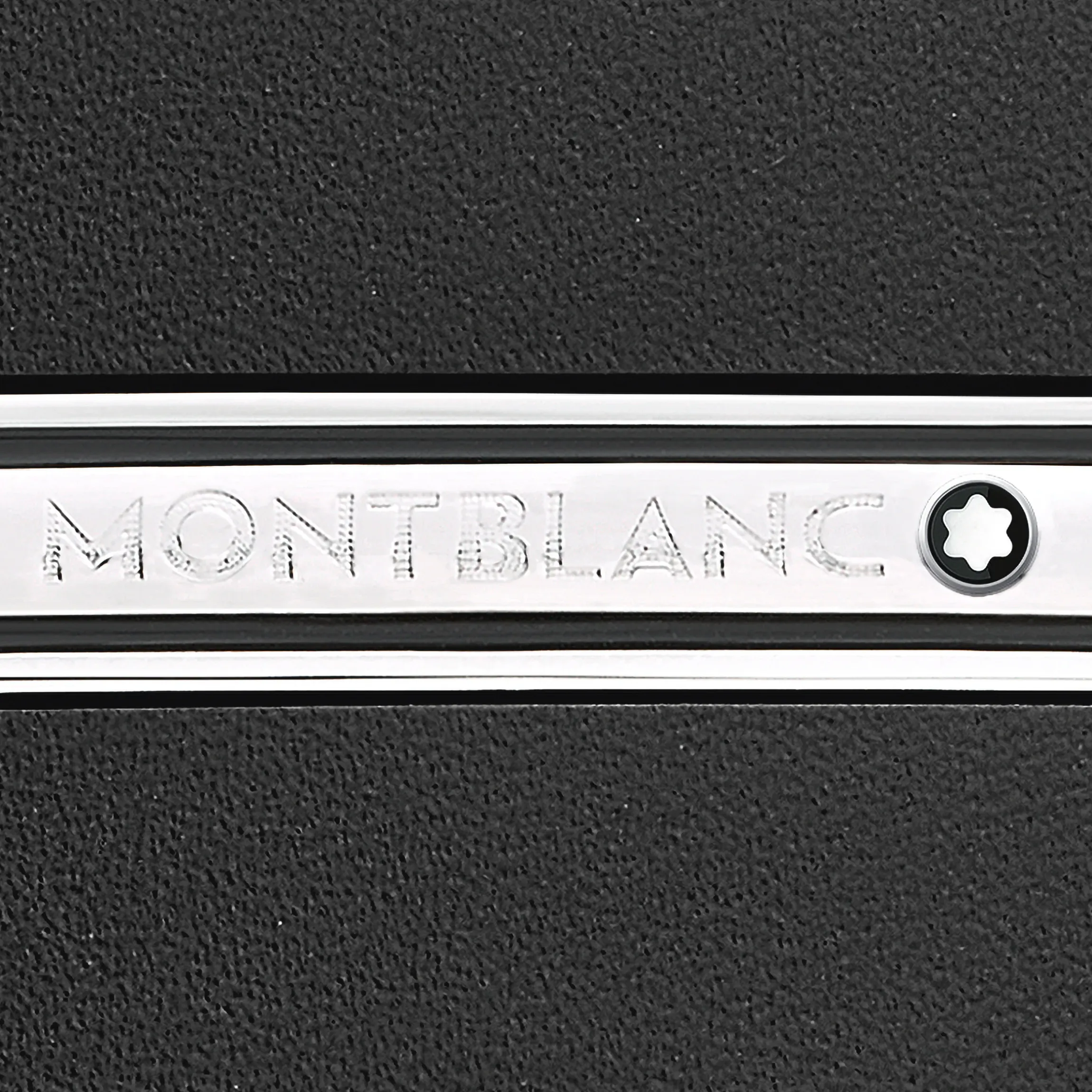 Cintura 30 mm Fibbia Piatta Montblanc con Meccanismo Scorrevole in Pelle