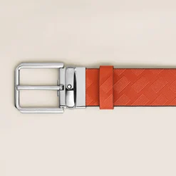 Cintura Rettangolare 35 mm in Pelle Extreme