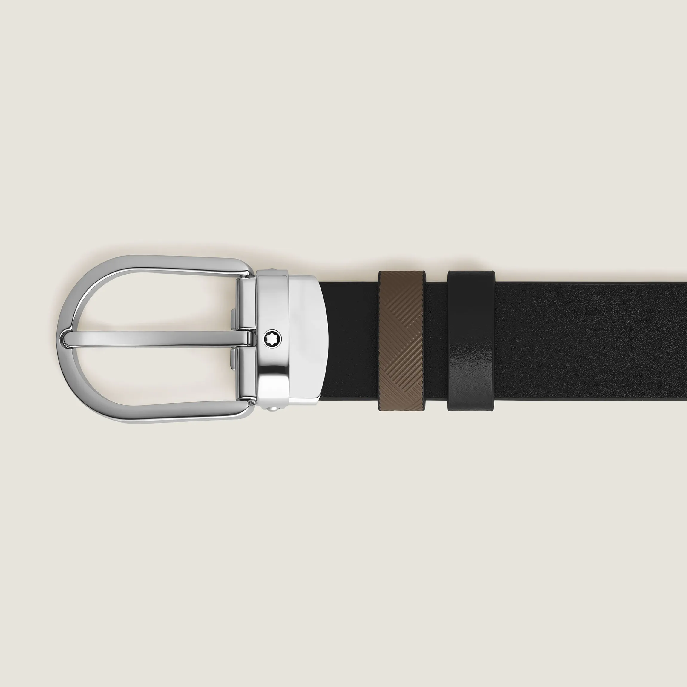 Cintura Reversibile Horseshoe 30 mm in Pelle Extreme