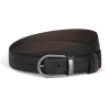 Cintura Reversibile 30 mm A Ferro di Cavallo in Pelle Sartorial