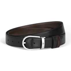 Cintura Reversibile 30 mm A Ferro di Cavallo in Pelle Meisterstück