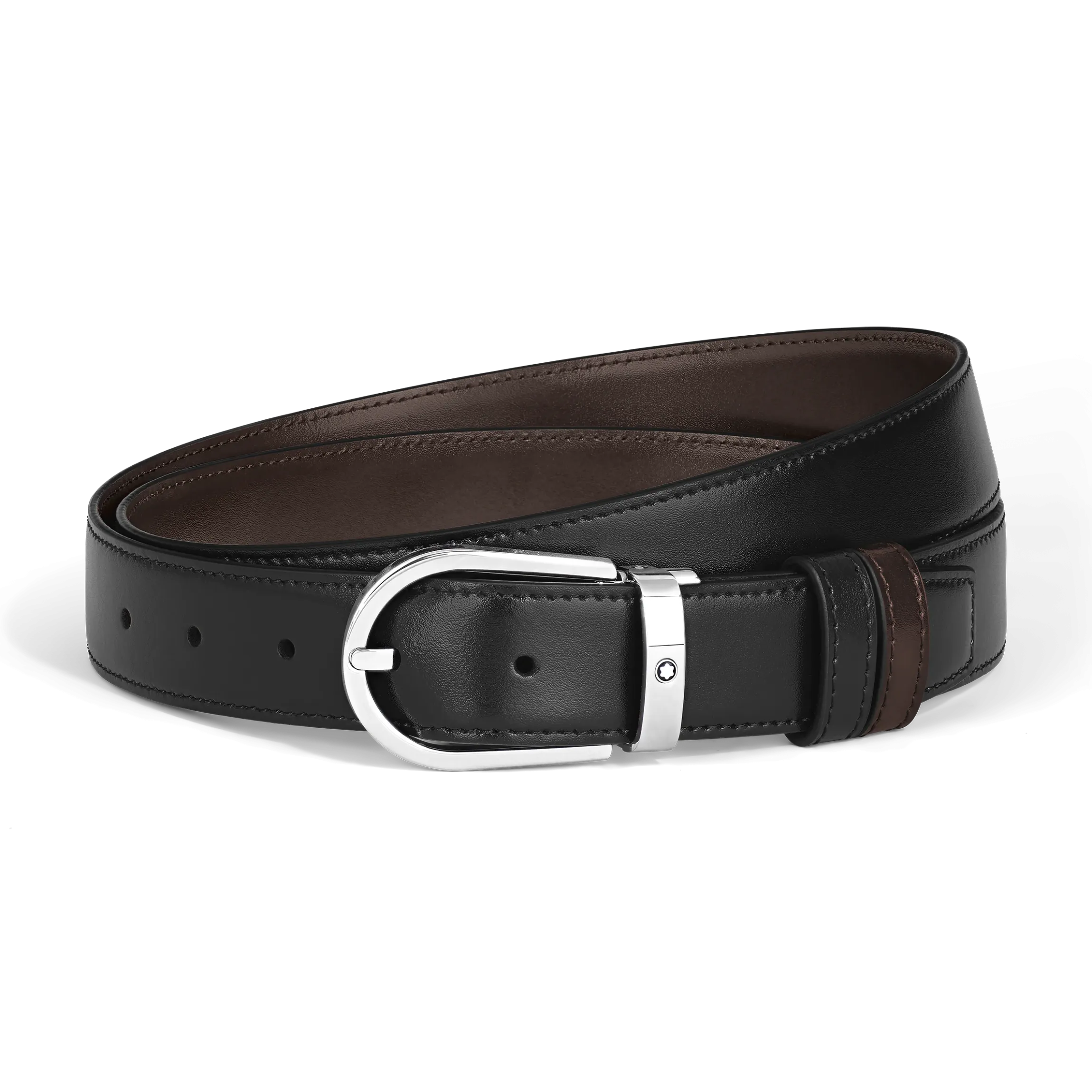 Cintura Reversibile 30 mm A Ferro di Cavallo in Pelle Meisterstück