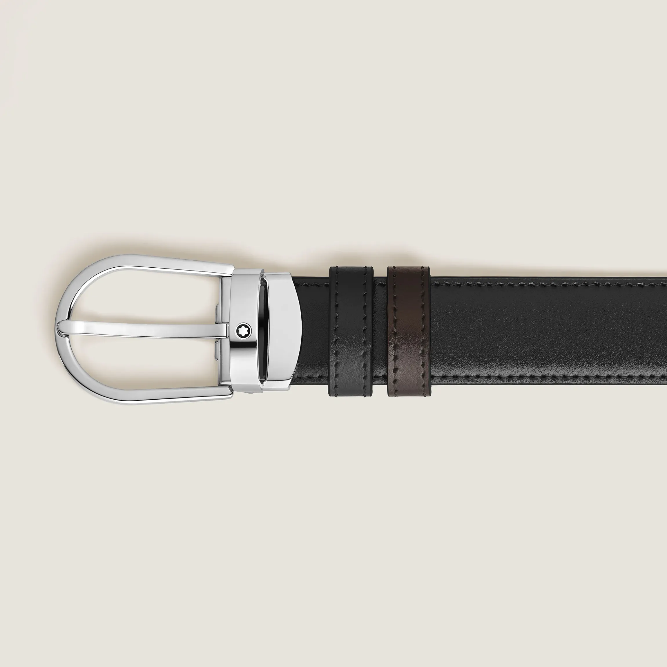 Cintura Reversibile 30 mm A Ferro di Cavallo in Pelle Meisterstück