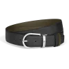 Cintura Reversibile 35 mm A Ferro di Cavallo in Pelle Sartorial