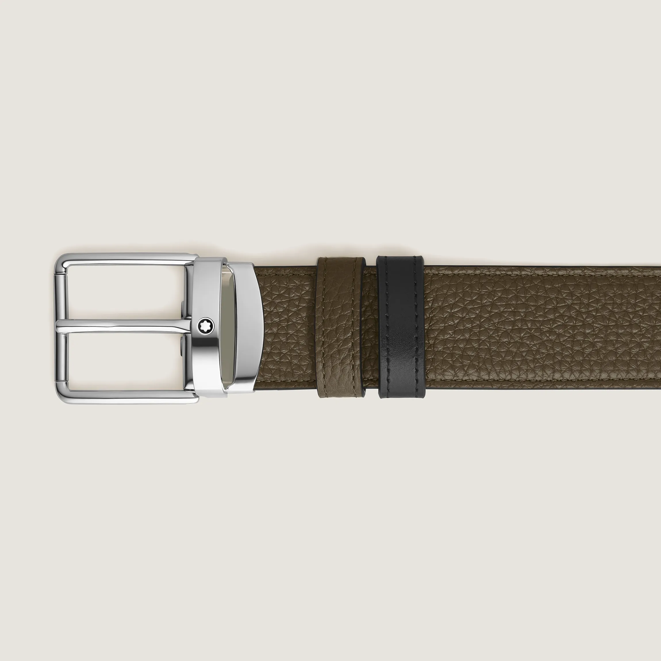 Cintura Reversibile 35 mm Everyday in Pelle con Grana