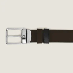 Cintura reversibile 30 mm in pelle marrone/nera con fibbia Everyday