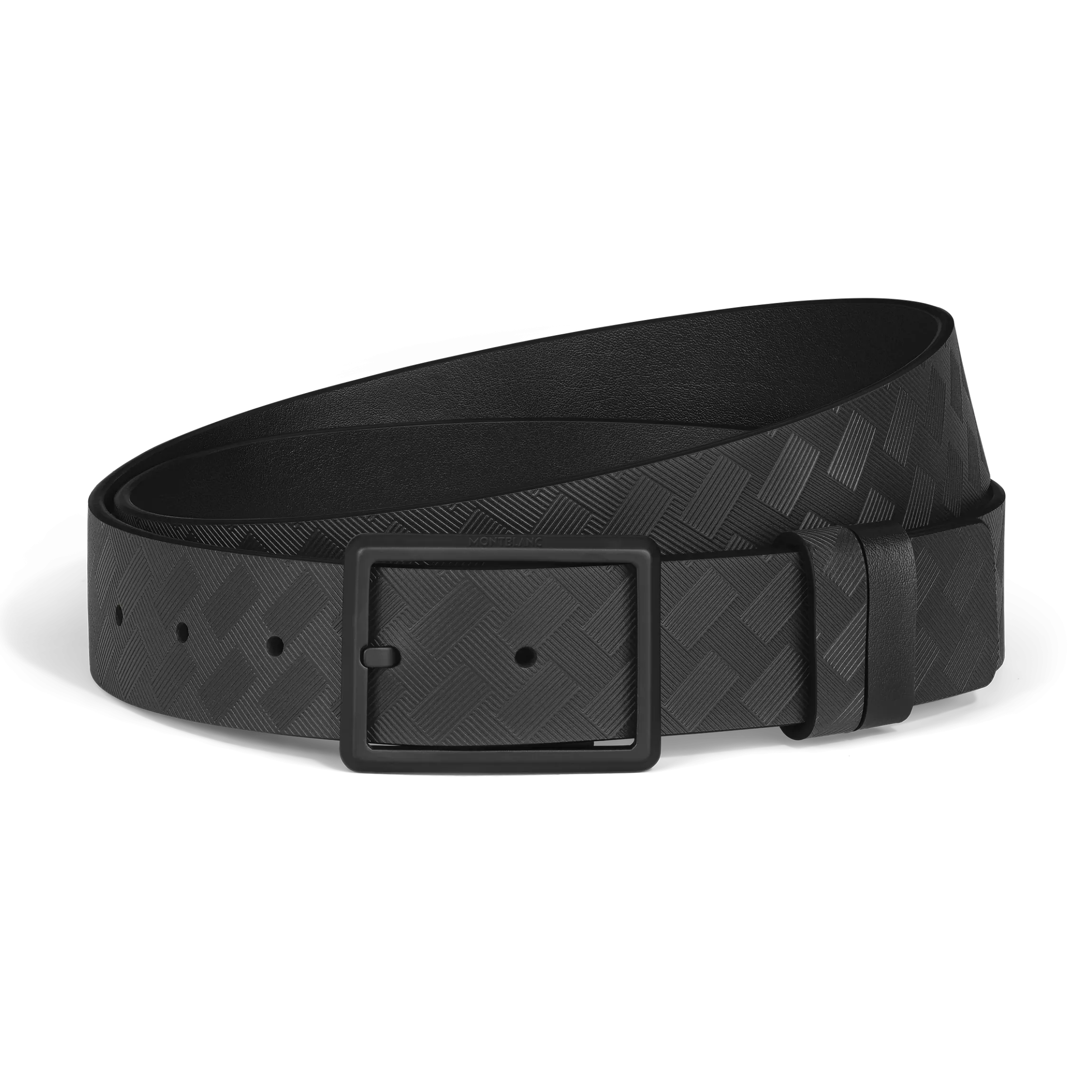 Cintura Reversibile 35 mm in Pelle Sartorial con Fibbia Rettangolare