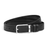 Cintura Reversibile 30 mm in Pelle Sartorial con Fibbia Rettangolare