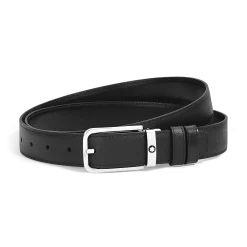 Cintura Reversibile 30 mm in Pelle Sartorial con Fibbia Rettangolare