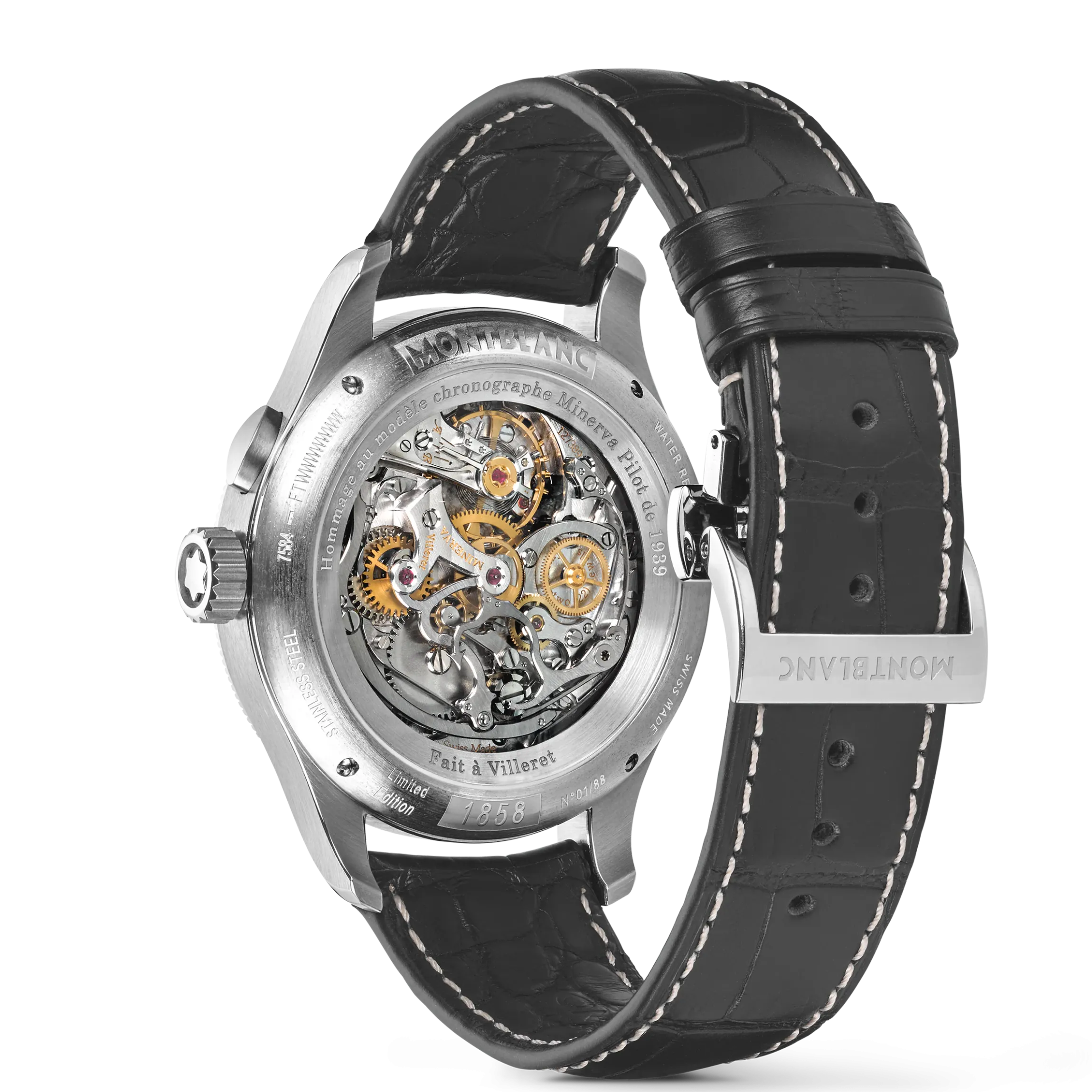 Montblanc 1858 Minerva Monopusher Chronograph Red Arrow Edizione Limitata - 88 esemplari