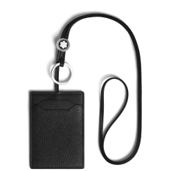 Portacarte 3 Tasche con Tracolla in Pelle con Grana
