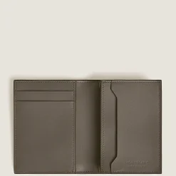 Portacarte 4 Tasche in Pelle Corteccia Sfumato