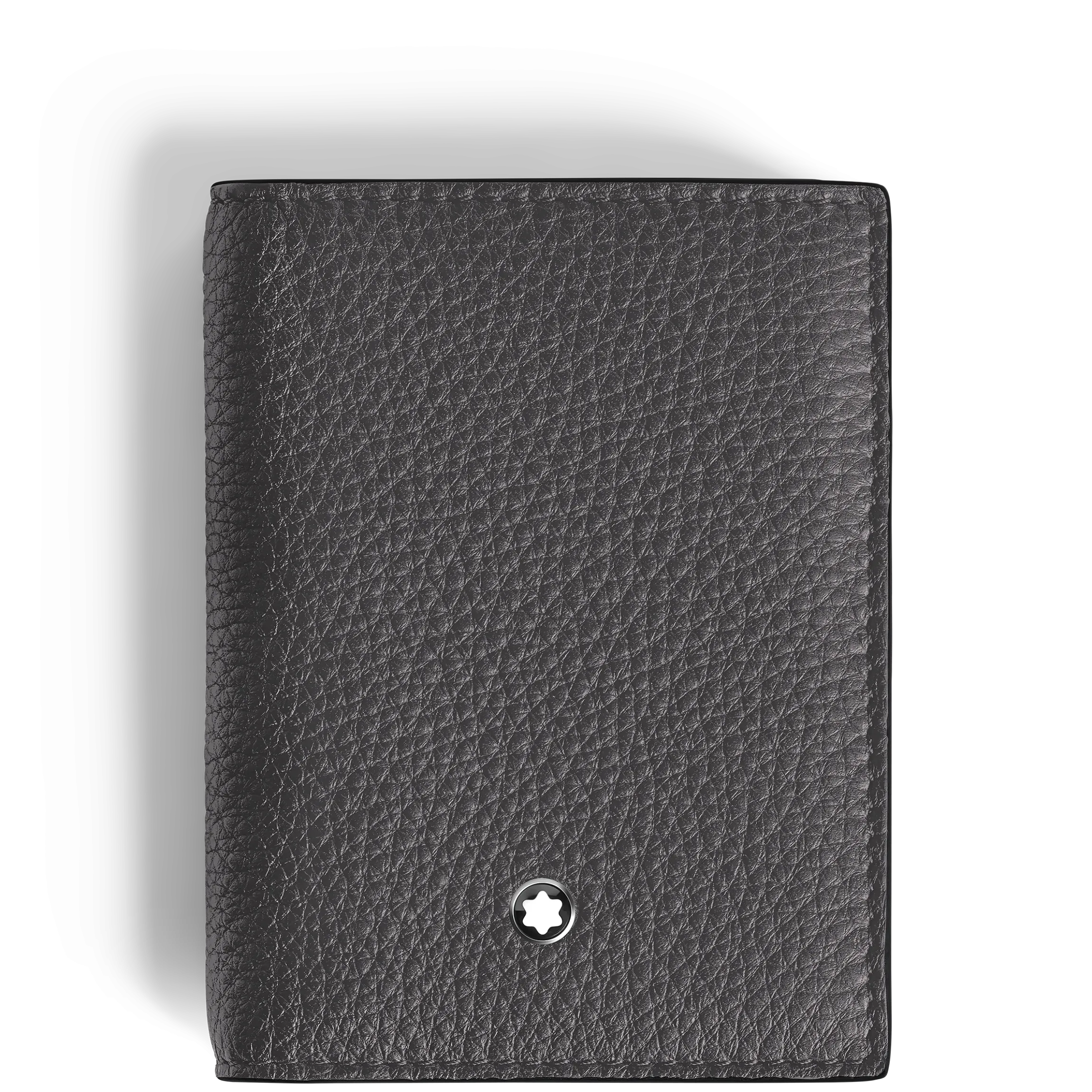 Portacarte 4 Tasche in Pelle Con Grana
