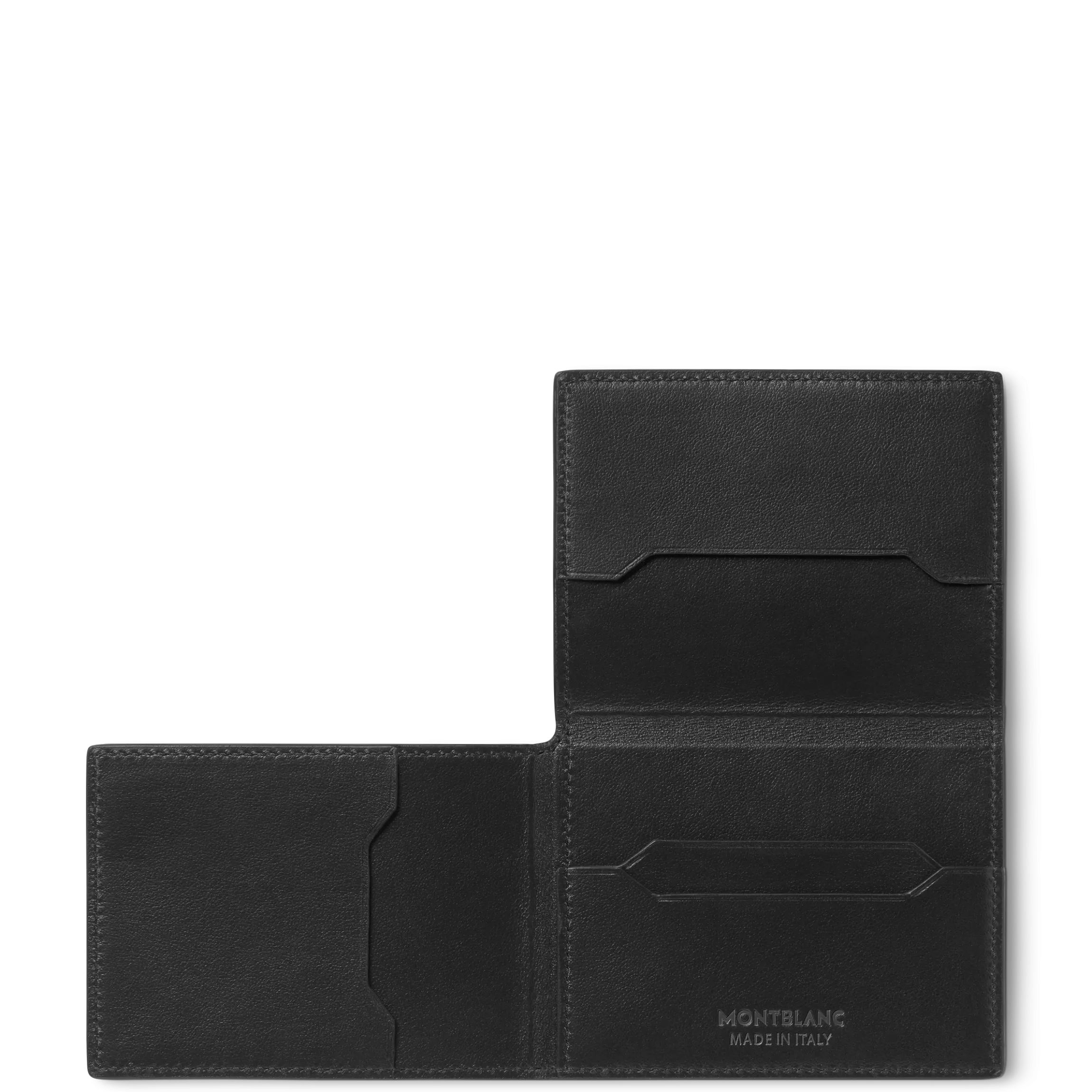 Portacarte Trifold 4 Tasche in Pelle Soft