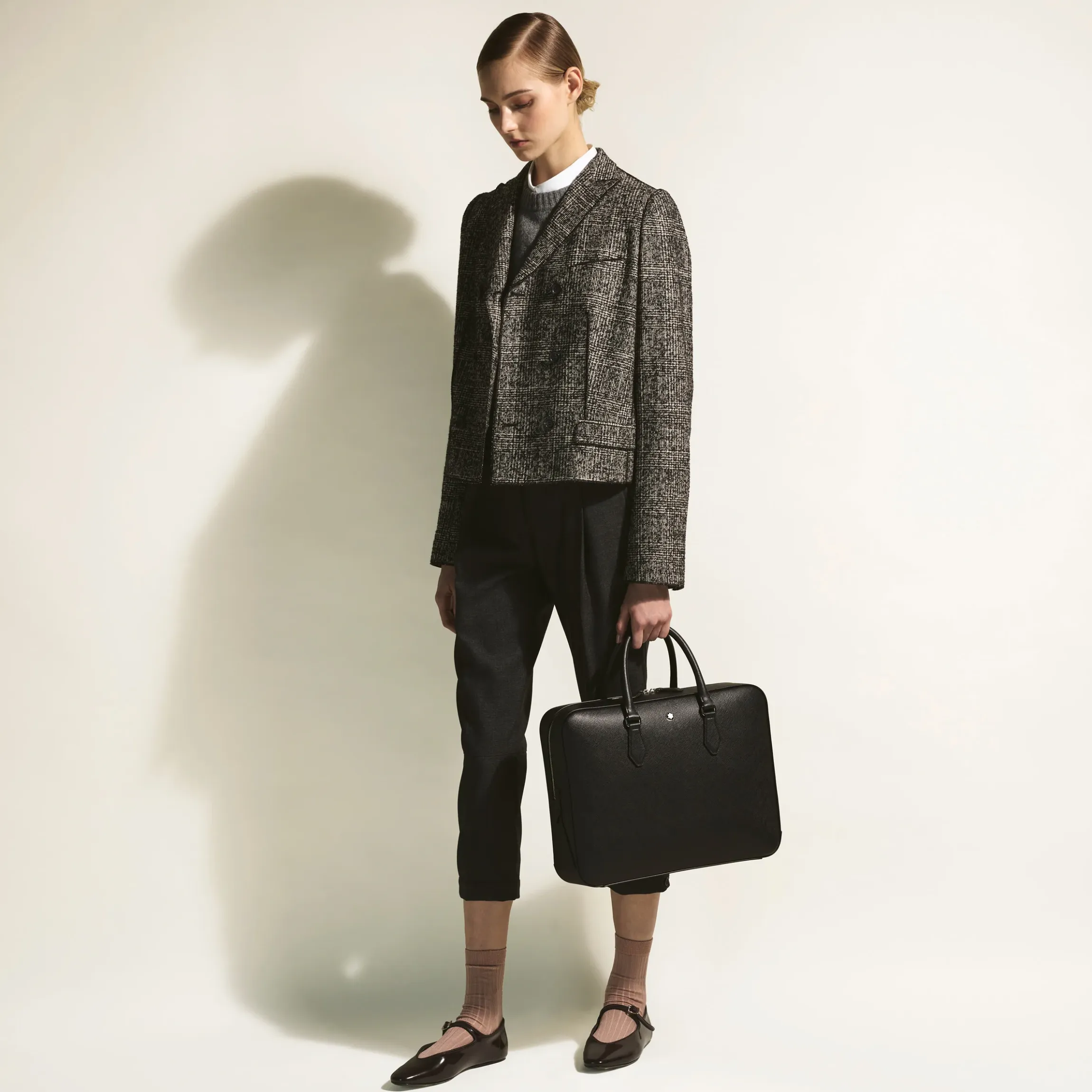 Portadocumenti Modello Medio in Pelle Sartorial