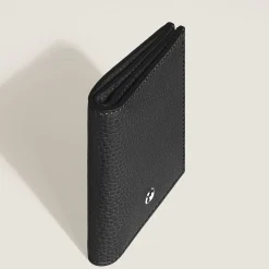 Portafoglio Mini 4 Tasche in Pelle con Grana