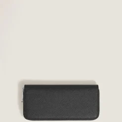 Portafoglio 8 Tasche con Cerniera in Pelle Sartorial