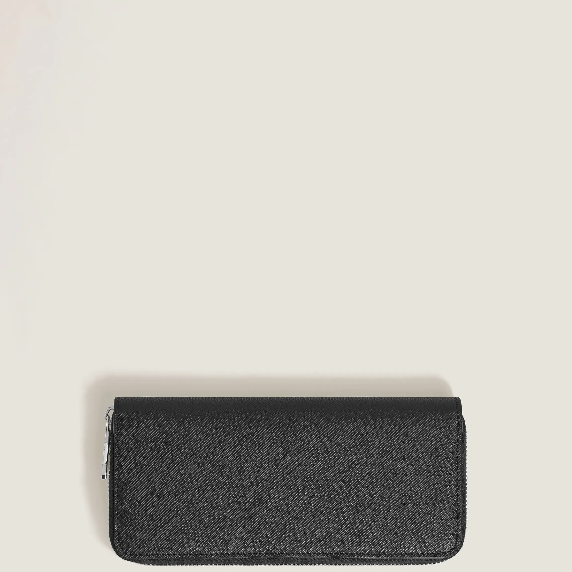 Portafoglio 8 Tasche con Cerniera in Pelle Sartorial