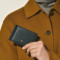 Portafoglio 6 Tasche con Fermasoldi in Pelle Sartorial