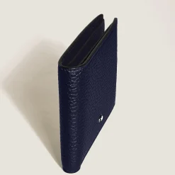 Portafoglio 8 Tasche in Pelle con Grana