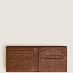 Portafoglio 8 Tasche in Pelle con Grana