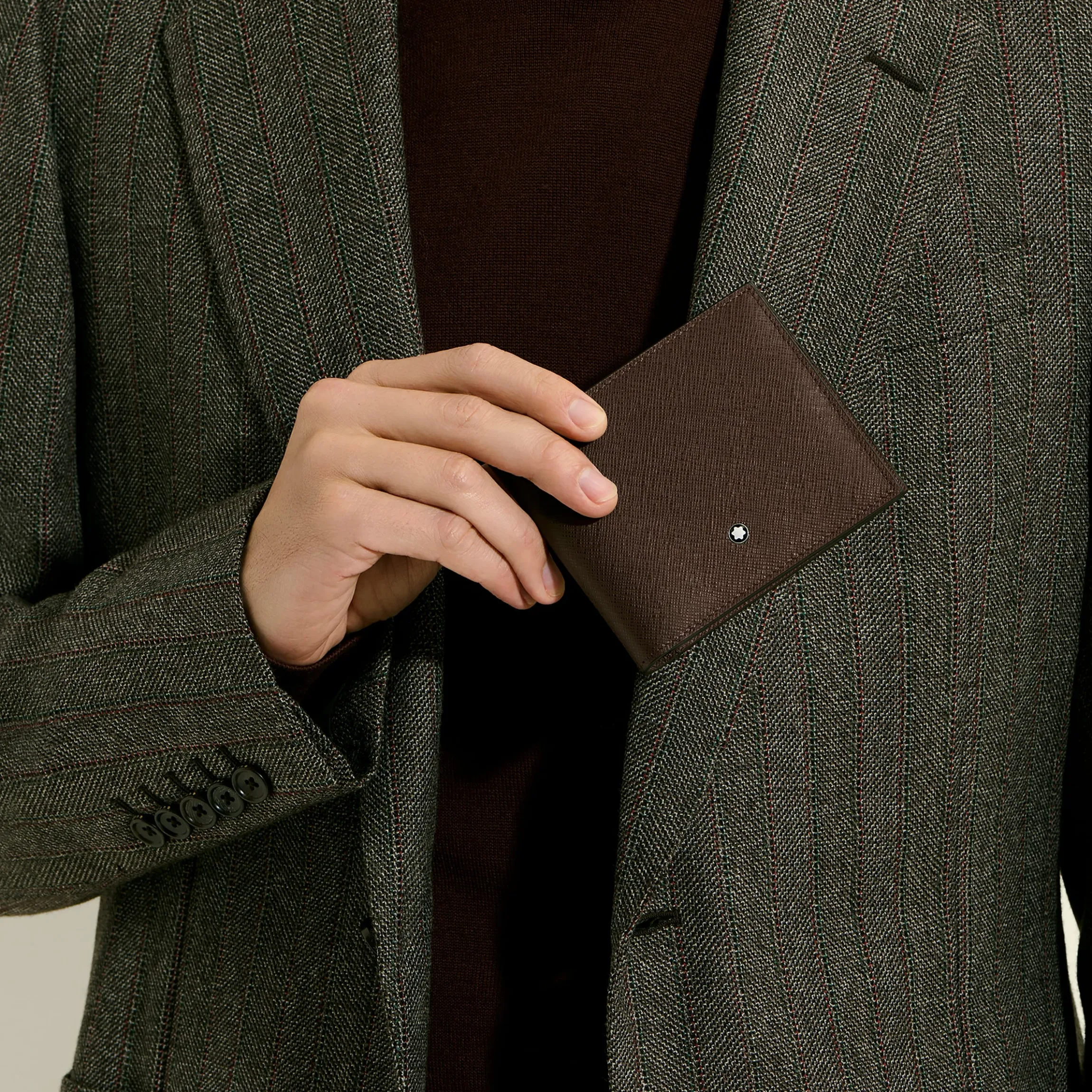 Portafoglio 8 Tasche in Pelle Sartorial