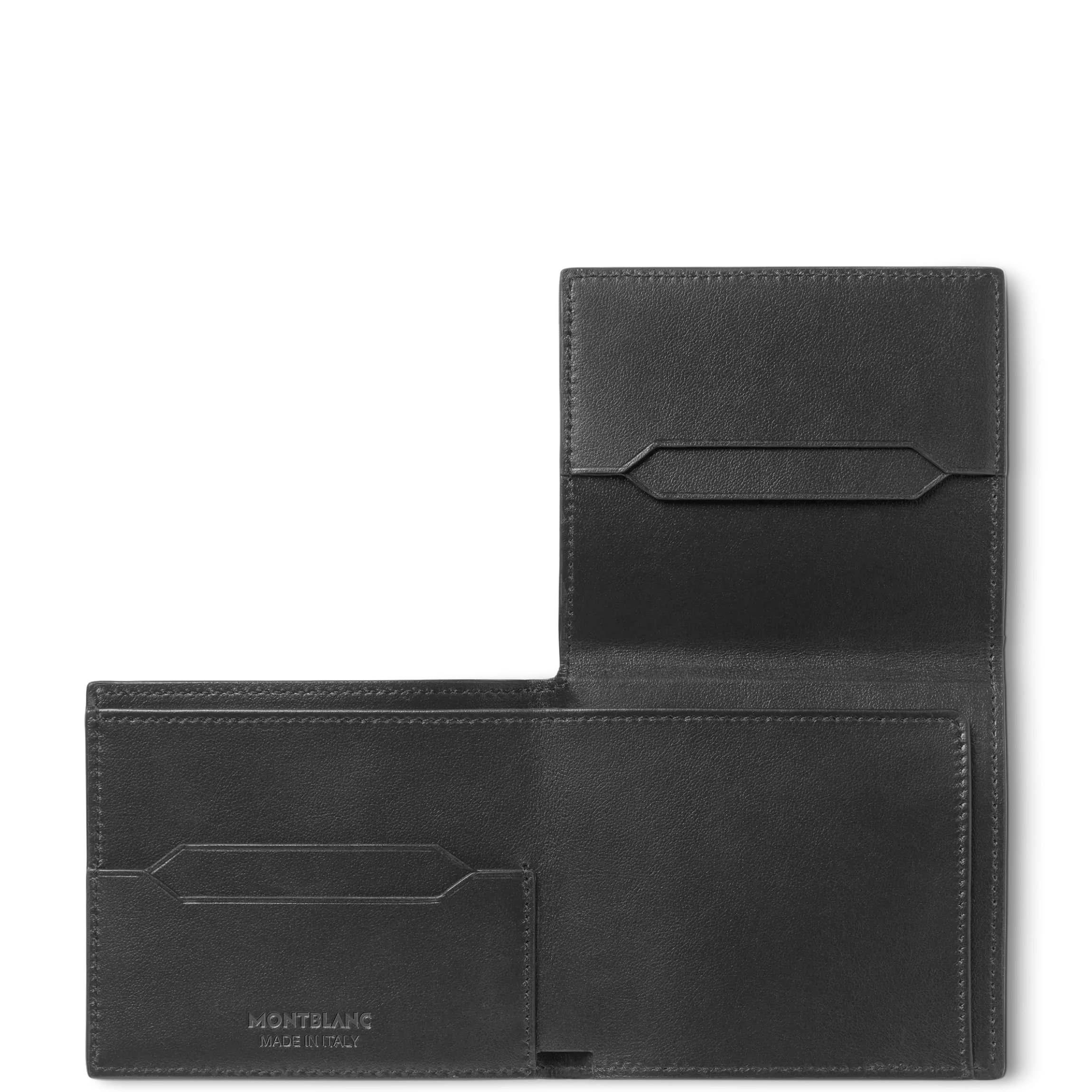 Portafoglio Trifold Sottile 4 Tasche in Pelle Soft