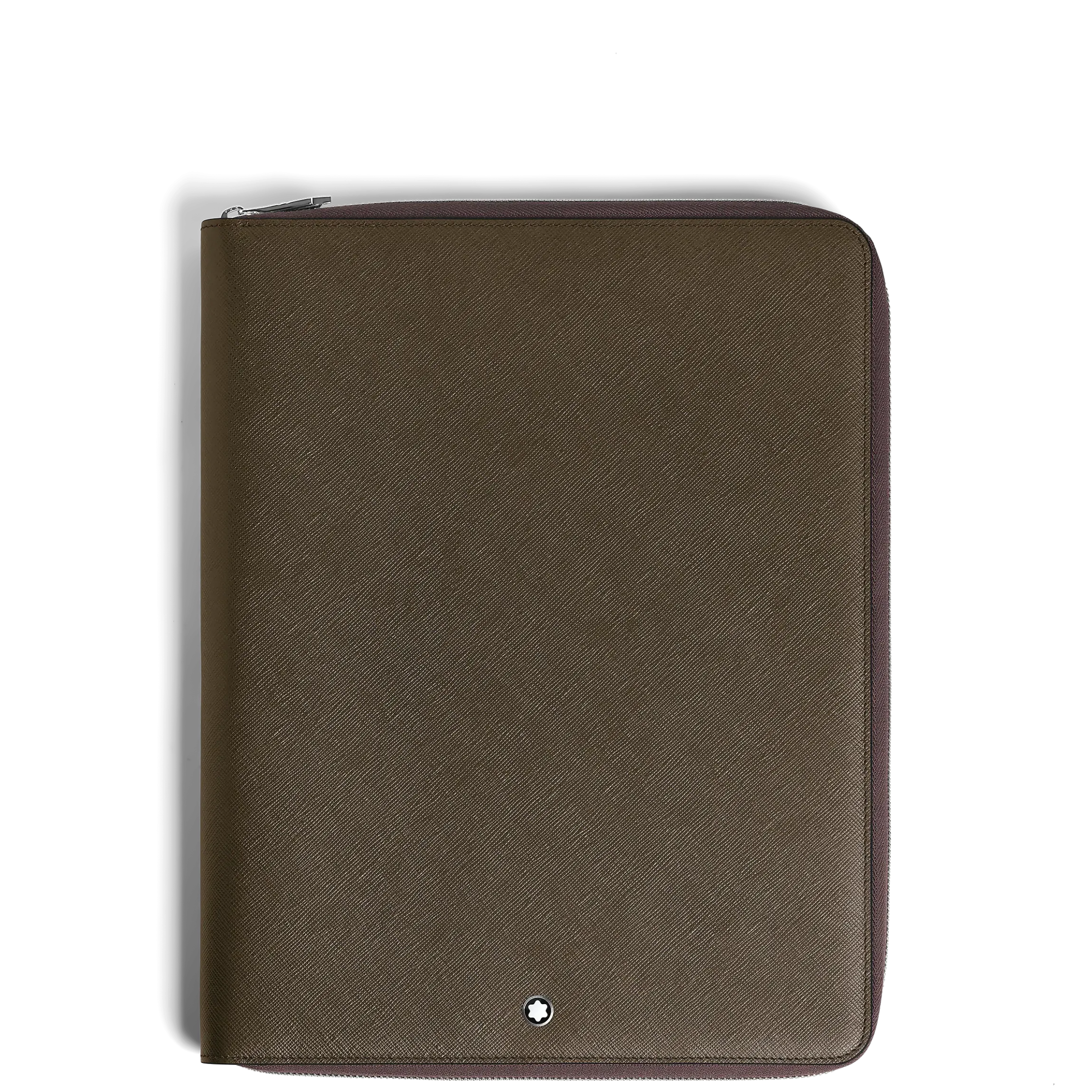 Porta Quaderno Medio con Cerniera in Pelle Sartorial