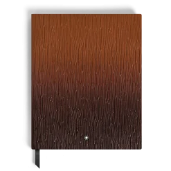 Quaderno Grande in Pelle Corteccia Sfumato, Pagine a Righe