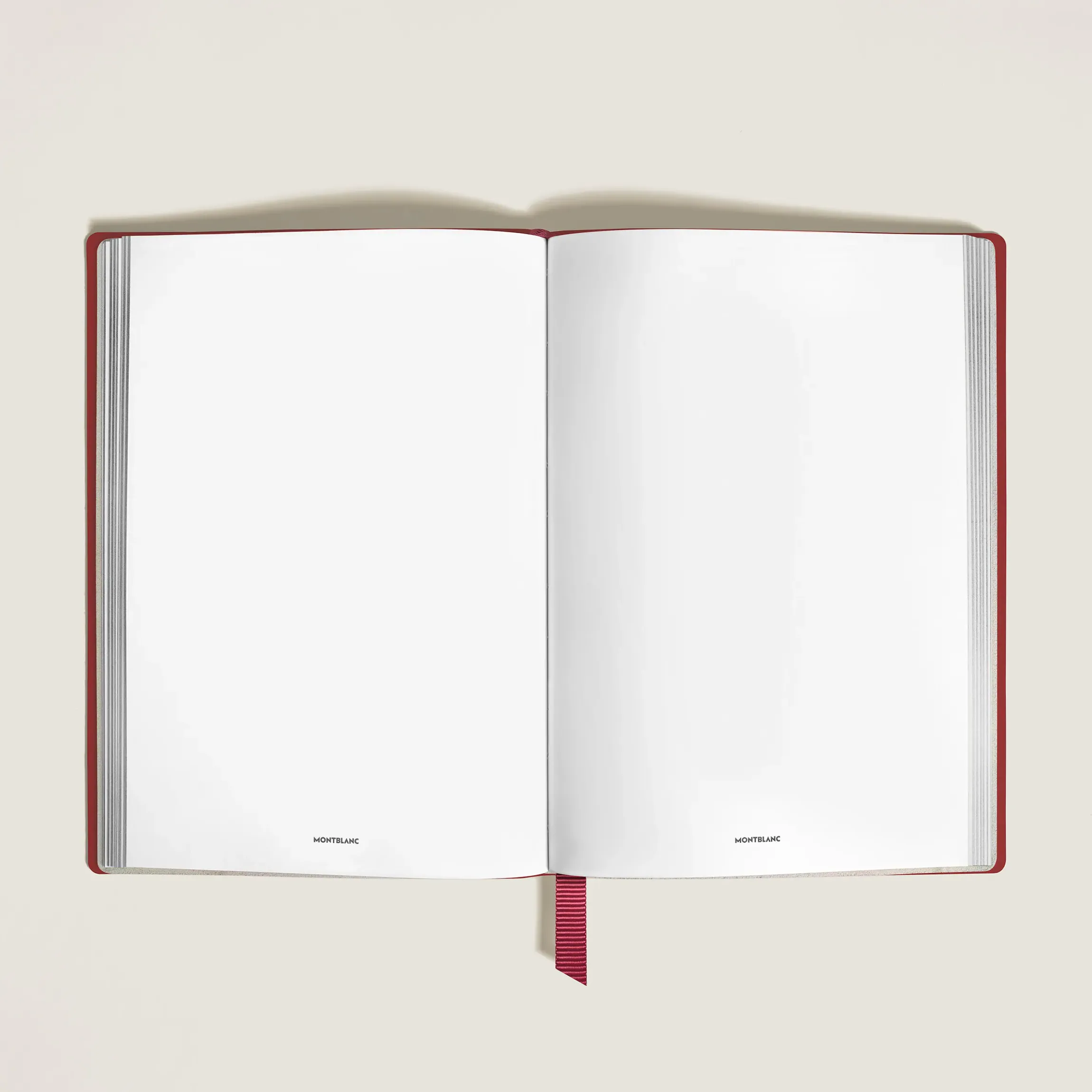 Quaderno Medio in Pelle Sartorial, Fogli Bianchi
