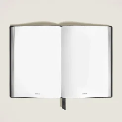 Quaderno Medio in Pelle Sartorial, Fogli Bianchi