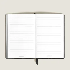 Quaderno Piccolo in Pelle Goffrata Coccodrillo, Fogli a Righe